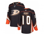 Youth Adidas Anaheim Ducks #10 Corey Perry Black Home Authentic Stitched NHL Jersey