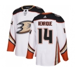 Youth Adidas Anaheim Ducks #14 Adam Henrique Authentic White Away NHL Jersey