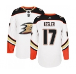 Youth Anaheim Ducks #17 Ryan Kesler Authentic White Away Hockey Jersey