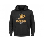 Anaheim Ducks Majestic Black Critical Victory VIII Pullover Hoodie