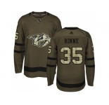 Adidas Nashville Predators #35 Pekka Rinne Green Salute to Service Stitched NHL Jersey