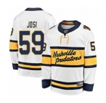 Youth Nashville Predators #59 Roman Josi Fanatics Branded White 2020 Winter Classic Breakaway Hockey Jersey