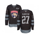Men Adidas Florida Panthers #27 Nick Bjugstad Black 1917-2017 100th Anniversary Stitched NHL Jersey