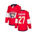 Men Adidas Florida Panthers #27 Nick Bjugstad Red Home Authentic Stitched NHL Jersey