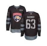 Men Adidas Florida Panthers #63 Evgenii Dadonov Black 1917-2017 100th Anniversary Stitched NHL Jersey