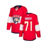 Men Adidas Florida Panthers #71 Radim Vrbata Red Home Authentic Stitched NHL Jersey