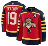 Men's Florida Panthers #19 Matthew Tkachuk Red 2026 Winter Classic Stitched Hockey Jersey