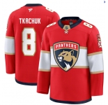 Men's Florida Panthers #8 Brady Tkachuk Red Stitched Hockey Home Jersey