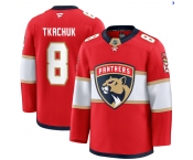 Men's Florida Panthers #8 Brady Tkachuk Red Stitched Hockey Home Jersey