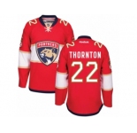 Men's Reebok Florida Panthers #22 Shawn Thornton Authentic Red Home NHL New Jersey