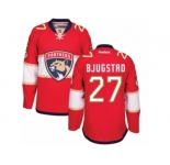 Men's Reebok Florida Panthers #27 Nick Bjugstad Authentic Red Home NHL New Jersey