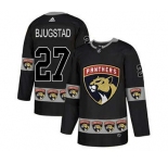 Panthers #27 Nick Bjugstad Black Team Logo Fashion Stitched Hockey Jersey