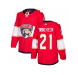 Youth Adidas Florida Panthers #21 Vincent Trocheck Red Home Authentic Stitched NHL Jersey