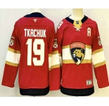 Youth Florida Panthers #19 Matthew Tkachuk Red Authentic Jersey