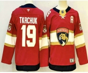 Youth Florida Panthers #19 Matthew Tkachuk Red Authentic Jersey
