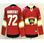 Youth Florida Panthers #72 Sergei Bobrovsky Red Authentic Jersey