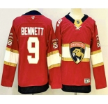 Youth Florida Panthers #9 Sam Bennett Red Authentic Jersey