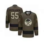 Buffalo Sabres #55 Rasmus Ristolainen Green Salute to Service Stitched NHL Jersey