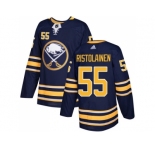 Men Adidas Buffalo Sabres #55 Rasmus Ristolainen Navy Blue Home Authentic Stitched NHL Jersey