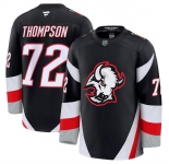 Men's Buffalo Sabres #72 Tage Thompson Black 2024-25 Alternate Stitched Hockey Jersey
