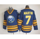 nhl jerseys buffalo sabres #7 martin blue[m&n]