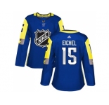 Women Adidas Buffalo Sabres #15 Jack Eichel Royal 2018 All-Star Atlantic Division Authentic Stitched NHL Jersey
