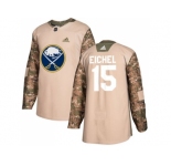 Youth Adidas Buffalo Sabres #15 Jack Eichel Camo Authentic 2017 Veterans Day Stitched NHL Jersey