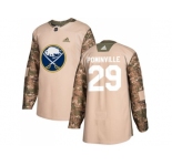 Youth Adidas Buffalo Sabres #29 Jason Pominville Camo Authentic 2017 Veterans Day Stitched NHL Jersey