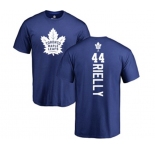 NHL Adidas Toronto Maple Leafs #44 Morgan Rielly Royal Blue Backer T-Shirt