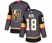 Adidas Vegas Golden Knights #18 James Neal Authentic Gray Home NHL Jersey