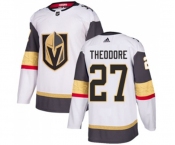 Adidas Vegas Golden Knights #27 Shea Theodore Authentic White Away NHL Jersey