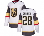 Adidas Vegas Golden Knights #28 William Carrier Authentic White Away NHL Jersey
