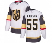 Adidas Vegas Golden Knights #55 Keegan Kolesar Authentic White Away NHL Jersey