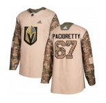Adidas Vegas Golden Knights #67 Max Pacioretty Authentic Camo Veterans Day Practice NHL Jersey