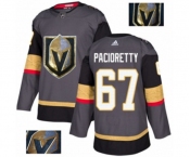 Adidas Vegas Golden Knights #67 Max Pacioretty Authentic Gray Fashion Gold NHL Jersey