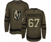 Adidas Vegas Golden Knights #67 Max Pacioretty Authentic Green Salute to Service NHL Jersey