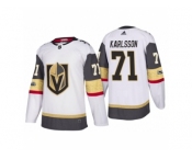Men Adidas Vegas Golden Knights #71 William Karlsson Authentic White Home NHL Jersey