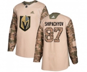 Men Adidas Vegas Golden Knights #87 Vadim Shipachyov Authentic Camo Veterans Day Practice NHL Jersey