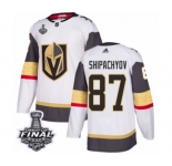 Men Adidas Vegas Golden Knights #87 Vadim Shipachyov Authentic White Away 2018 Stanley Cup Final NHL Jersey