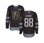 Men Adidas Vegas Golden Knights #88 Nate Schmidt Black 1917-2017 100th Anniversary Stitched NHL Jersey