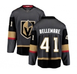 Men Men's Vegas Golden Knights #41 Pierre-Edouard Bellemare Authentic Black Home Fanatics Branded Breakaway NHL Jersey