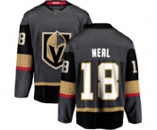 Men Vegas Golden Knights #18 James Neal Authentic Black Home Fanatics Branded Breakaway NHL Jersey