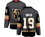 Men Vegas Golden Knights #19 Reilly Smith Authentic Black Home Fanatics Branded Breakaway NHL Jersey