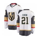Men Vegas Golden Knights #21 Cody Eakin Authentic White Away Fanatics Branded Breakaway NHL Jersey