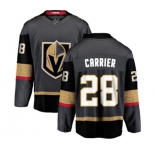 Men Vegas Golden Knights #28 William Carrier Authentic Black Home Fanatics Branded Breakaway NHL Jersey