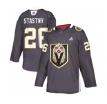 Men's Vegas Golden Knights #26 Paul Stastny Grey Latino Heritage Night Stitched Hockey Jersey