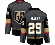 Men's Vegas Golden Knights #29 Marc-Andre Fleury Authentic Black Home Fanatics Branded Breakaway NHL Jersey