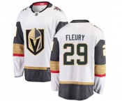 Men's Vegas Golden Knights #29 Marc-Andre Fleury Authentic White Away Fanatics Branded Breakaway NHL Jersey