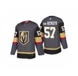 Men's Vegas Golden Knights #57 Trevor Van Riemsdyk Steel Grey 2017-2018 Season Jersey