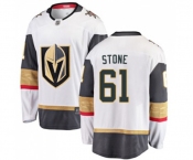 Men's Vegas Golden Knights #61 Mark Stone Authentic White Away Fanatics Branded Breakaway Hockey Jersey